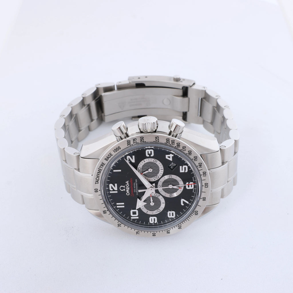 Omega Speedmaster Broad Arrow Co-Axial 321.10.44.50.01.001 Black Dial