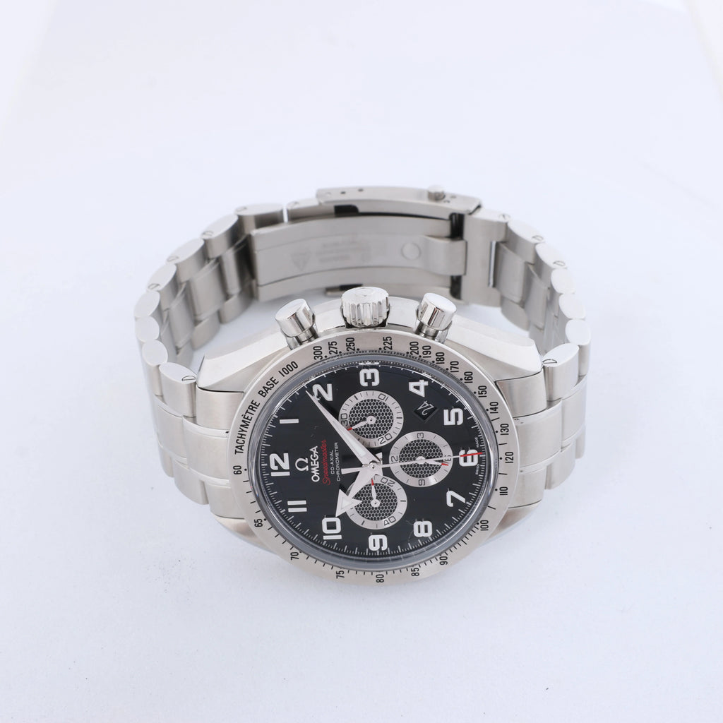 Omega Speedmaster Broad Arrow Co-Axial 321.10.44.50.01.001 Black Dial