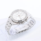 Omega Speedmaster Date Chronograph 3513.30 58461670 SS SS AT Watch with Silver Dial