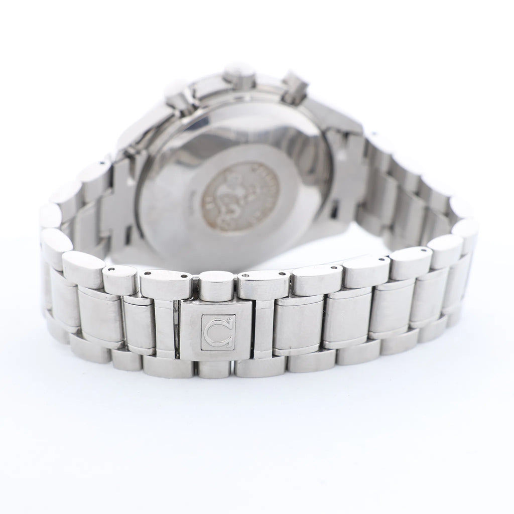 Omega Speedmaster Date Chronograph 3513.30 58461670 SS SS AT Watch with Silver Dial