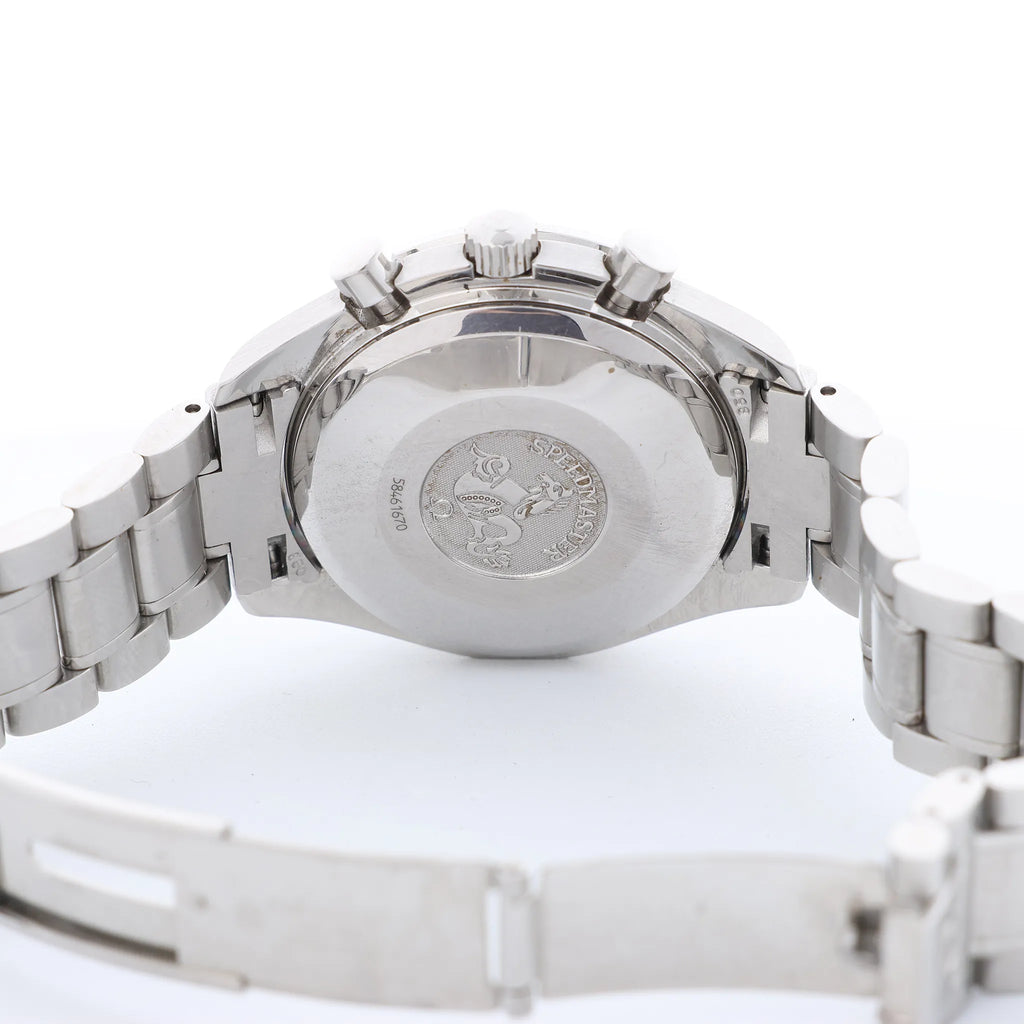 Omega Speedmaster Date Chronograph 3513.30 58461670 SS SS AT Watch with Silver Dial