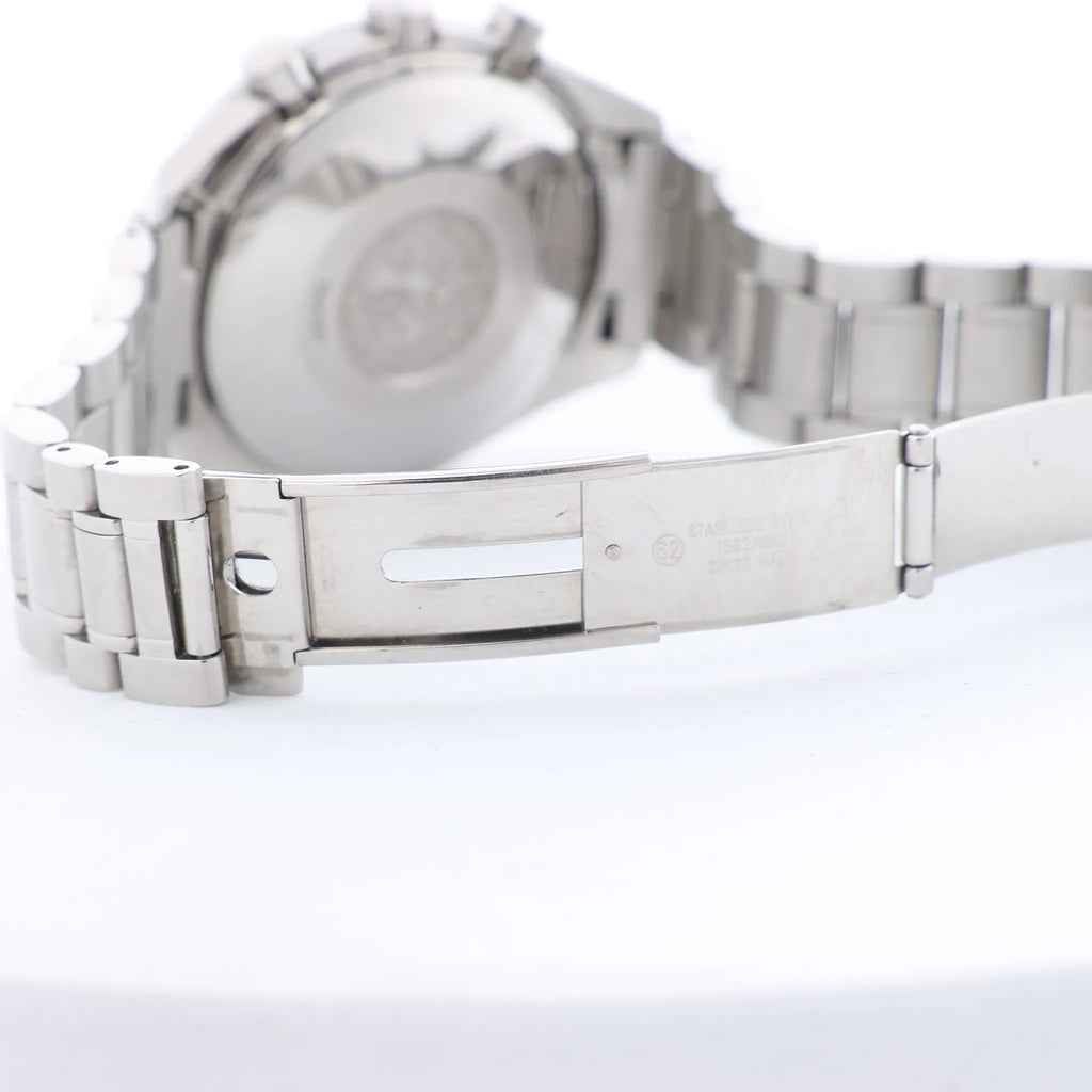 Omega Speedmaster Date Chronograph 3513.30 58461670 SS SS AT Watch with Silver Dial