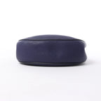 Chloe Drew Leather Chain Crossbody Bag in Navy Blue