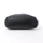Coach Lexy Pebbled Leather Shoulder Bag in Black