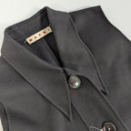 Marni Sleeveless Black Dress, Size 44 IT