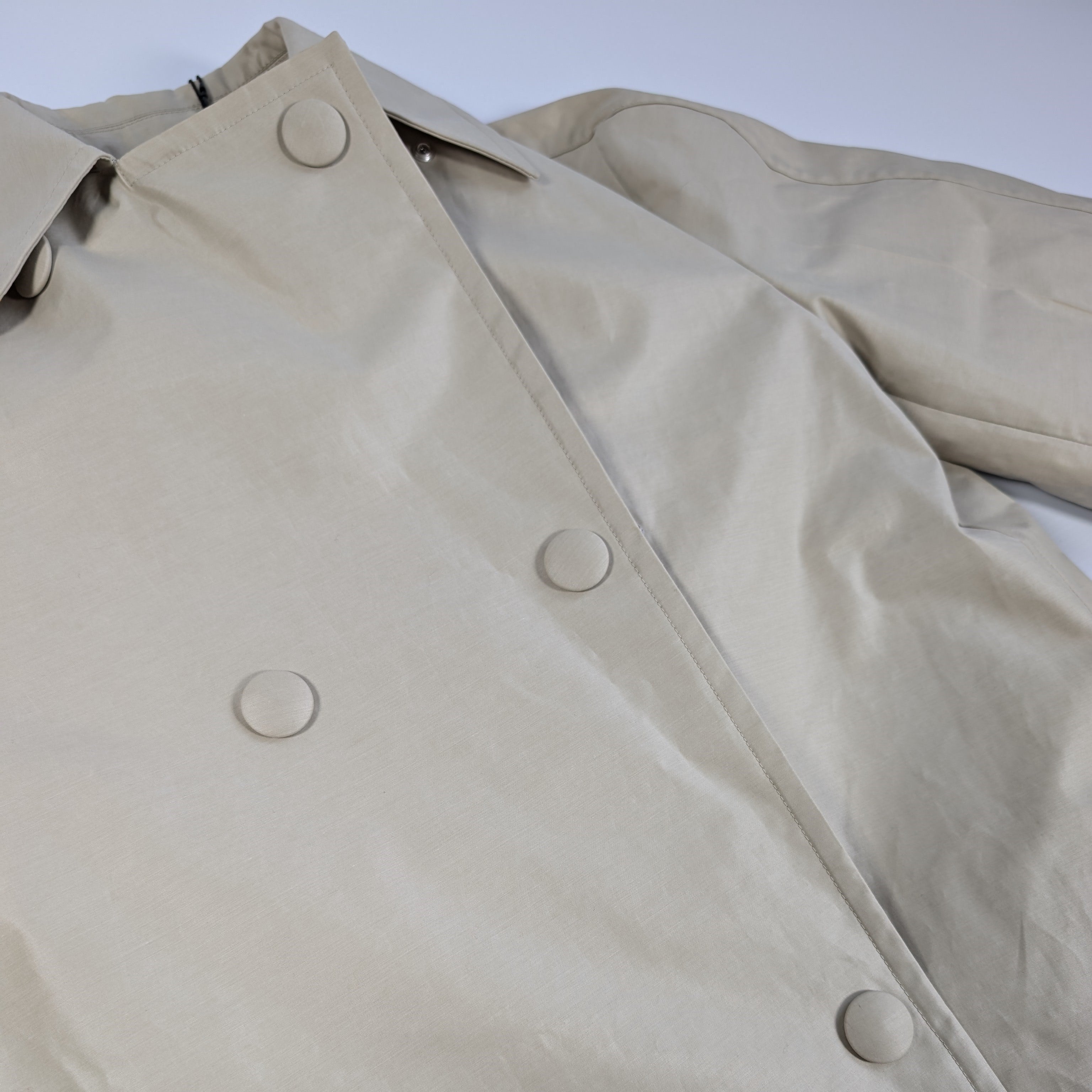 Jil Sander Beige Double-Layer Coat, Size 36
