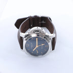 Panerai Luminor 1950 3 DAYS GMT Acciaio PAM00688 OP6950BB1815373 SS AT Watch with Blue Dial