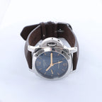 Panerai Luminor 1950 3 DAYS GMT Acciaio PAM00688 OP6950BB1815373 SS AT Watch with Blue Dial