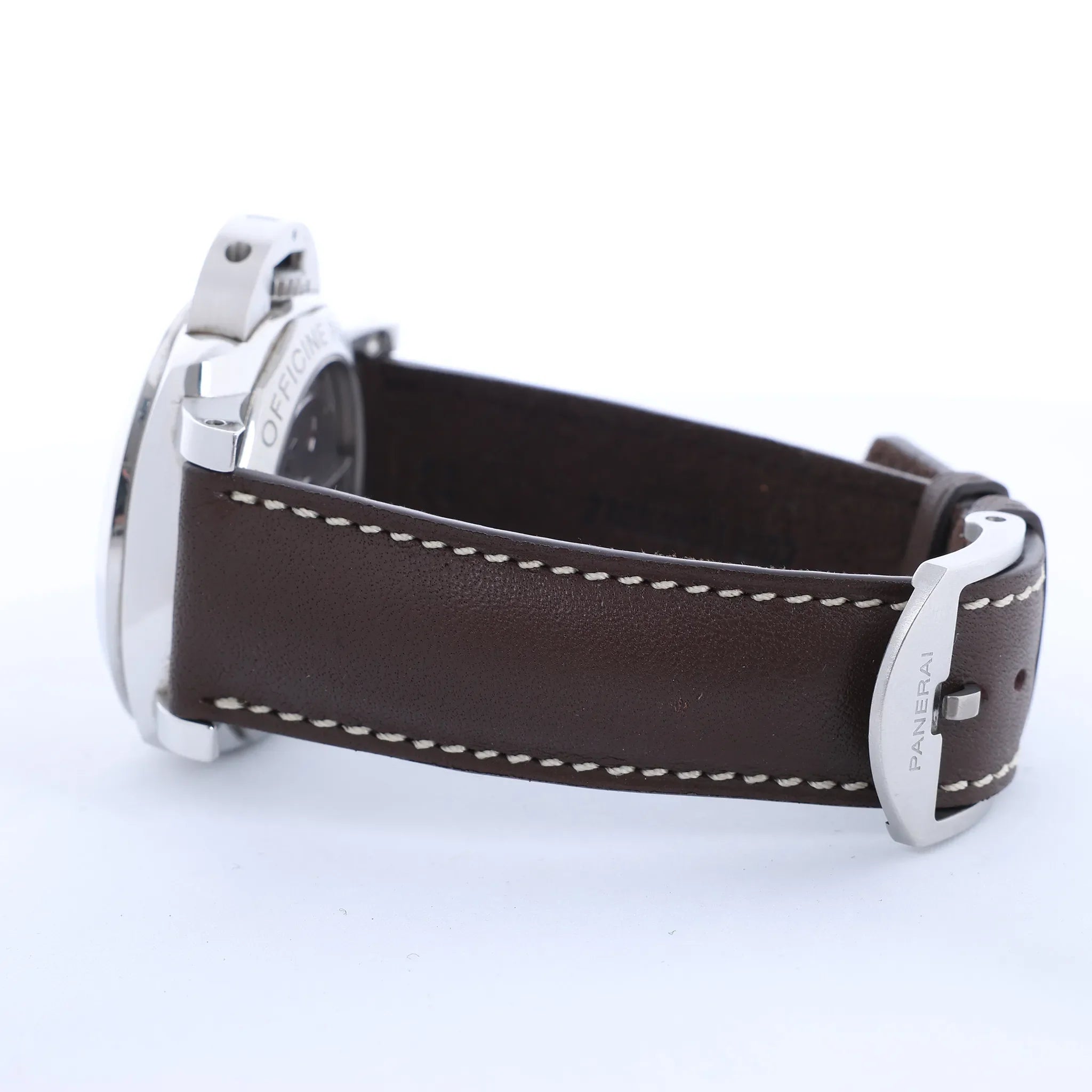 Panerai Luminor 1950 3 DAYS GMT Acciaio PAM00688 OP6950BB1815373 SS AT Watch with Blue Dial