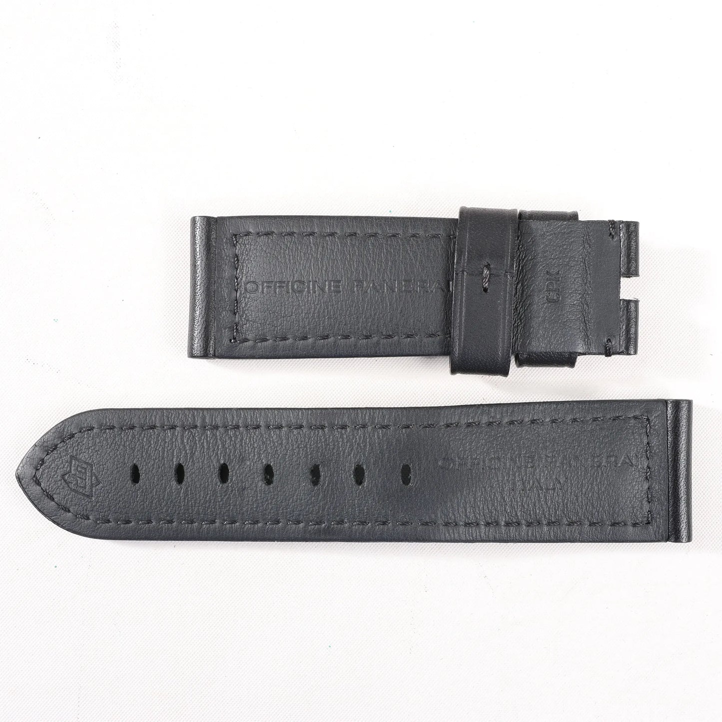 Panerai Luminor Base Logo PAM00000 SS x Rubber Stem-winder Watch with Black Dial