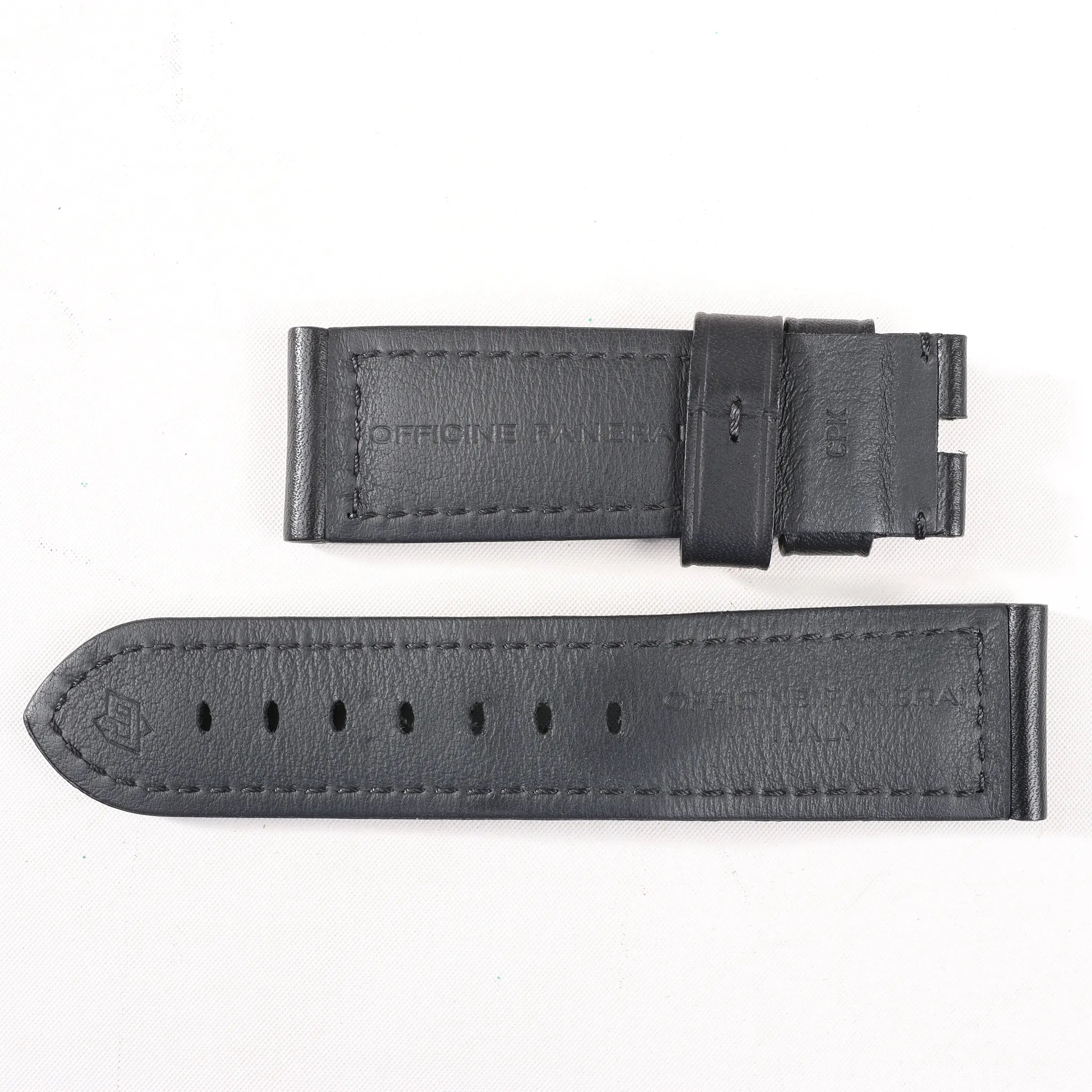 Panerai Luminor Base Logo PAM00000 SS x Rubber Stem-winder Watch with Black Dial