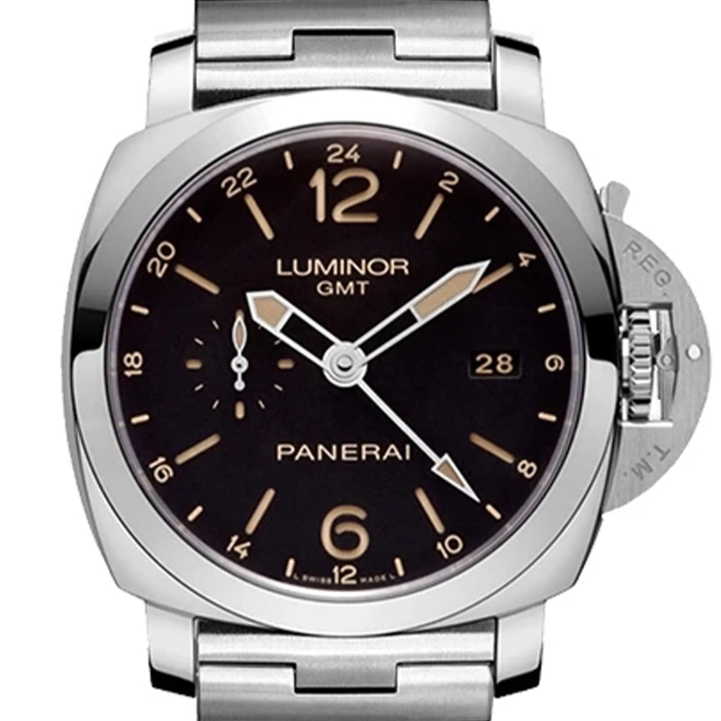 Panerai Luminor GMT PAM00531 OP6956BB1709504 SS AT Watch with Black Dial