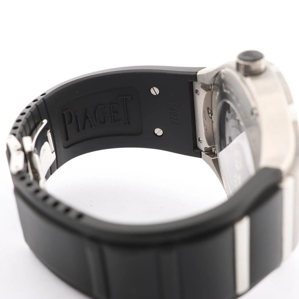 Reloj Piaget Polo FortyFive 1032140 SS×TI SS & Rubber AT con esfera esqueleto G0A35010
