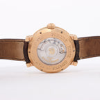 Pierre Kunz Pepretual Calendar PKA 003 QPR Leather x RG, Diamonds AT Silver-Face Watch