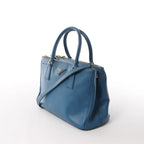 Prada Galleria Saffiano Lux Leather 2Way Handbag in Blue