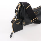 Prada Re-Edition 2005 Leather Crossbody Bag in Black
