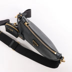 Prada Re-Edition 2005 Leather Crossbody Bag in Black