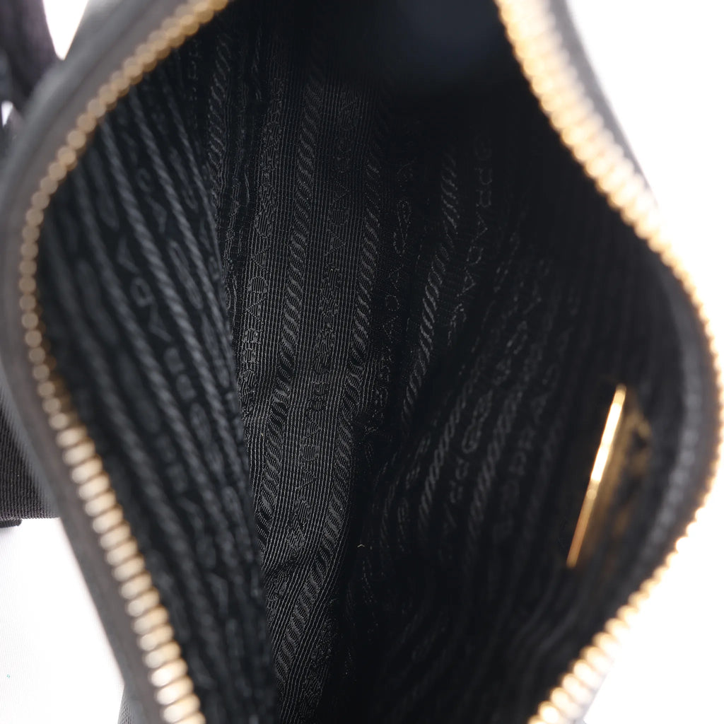 Prada Re-Edition 2005 Leather Crossbody Bag in Black