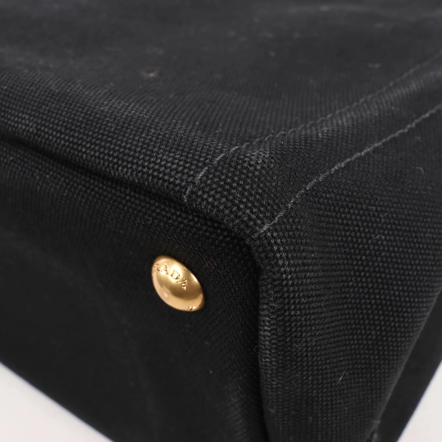 Prada Canapa Hawaii 2Way Handbag in Black x Orange