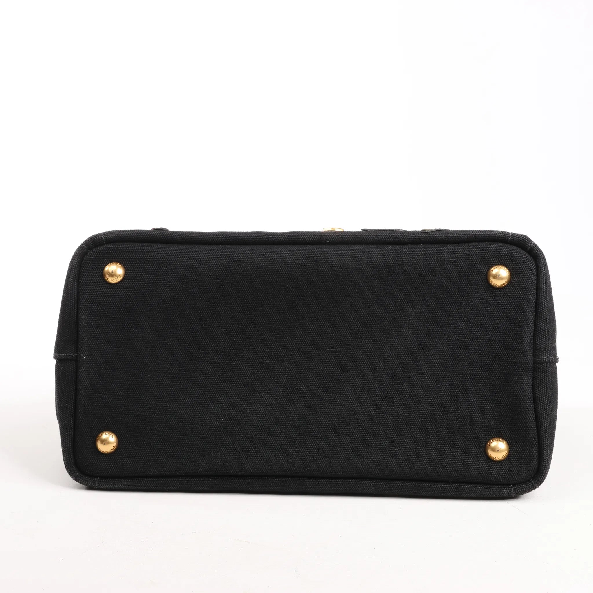 Prada Canapa Hawaii 2Way Handbag in Black x Orange