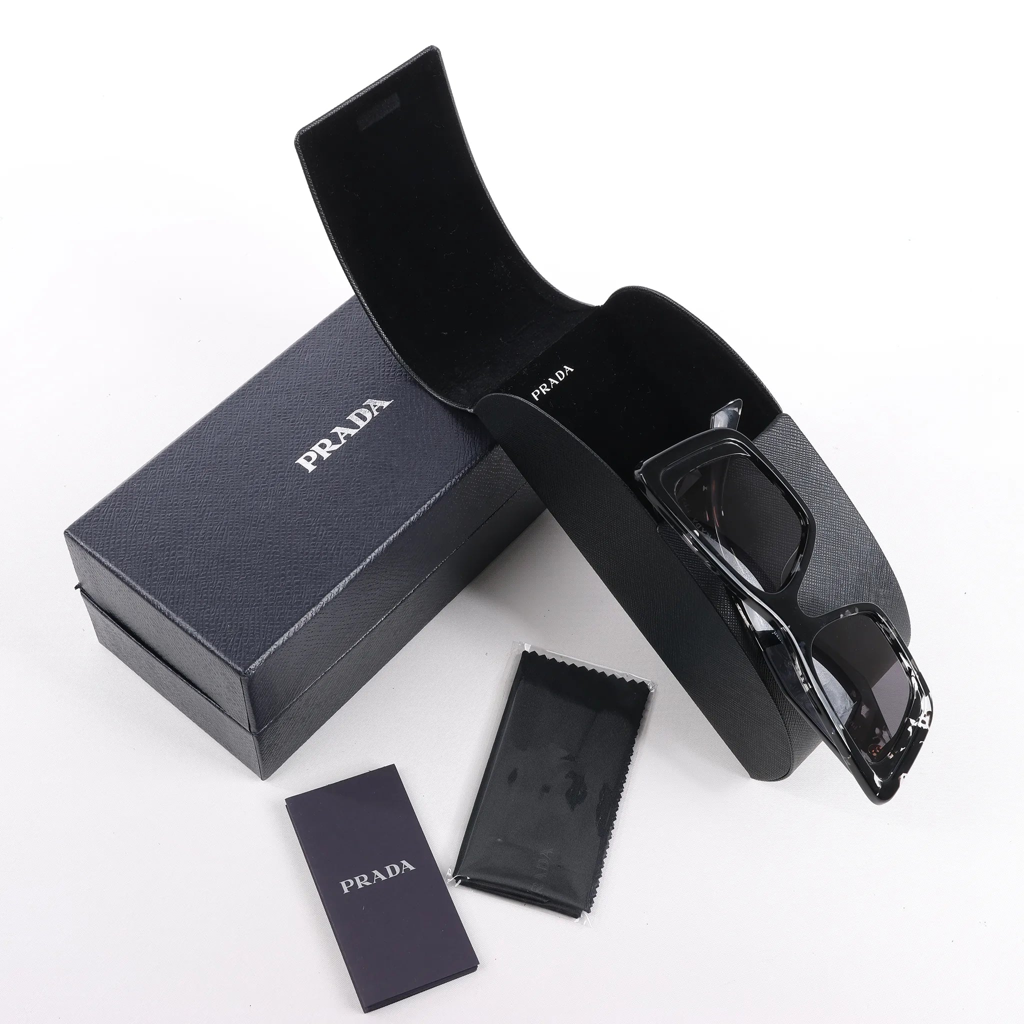 Prada Cat Eye-Frame Sunglasses in Black PR 08Y