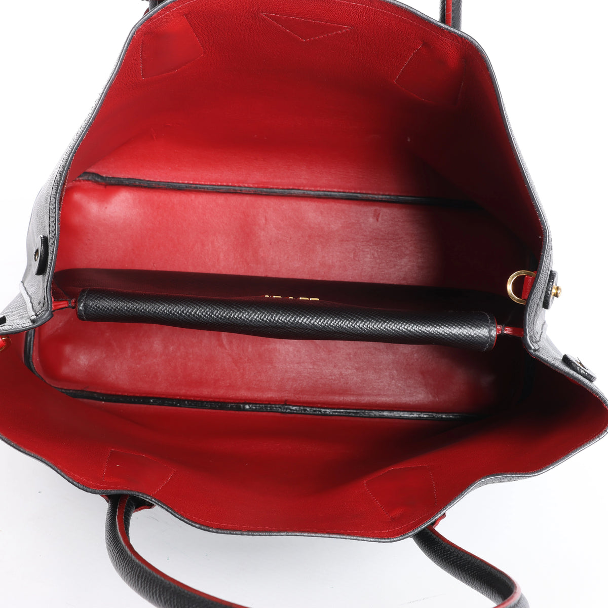 Bolso Prada Cuir Saffiano Lux de piel bidireccional en rosa