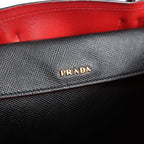 Bolso Prada Cuir Saffiano Lux de piel bidireccional en rosa