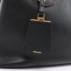 Bolso Prada Cuir Saffiano Lux de piel bidireccional en rosa