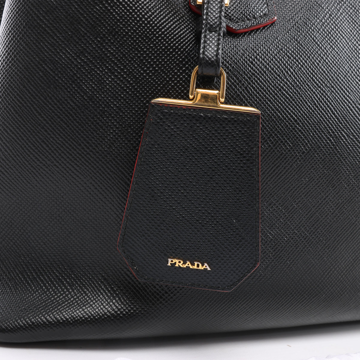 Bolso Prada Cuir Saffiano Lux de piel bidireccional en rosa