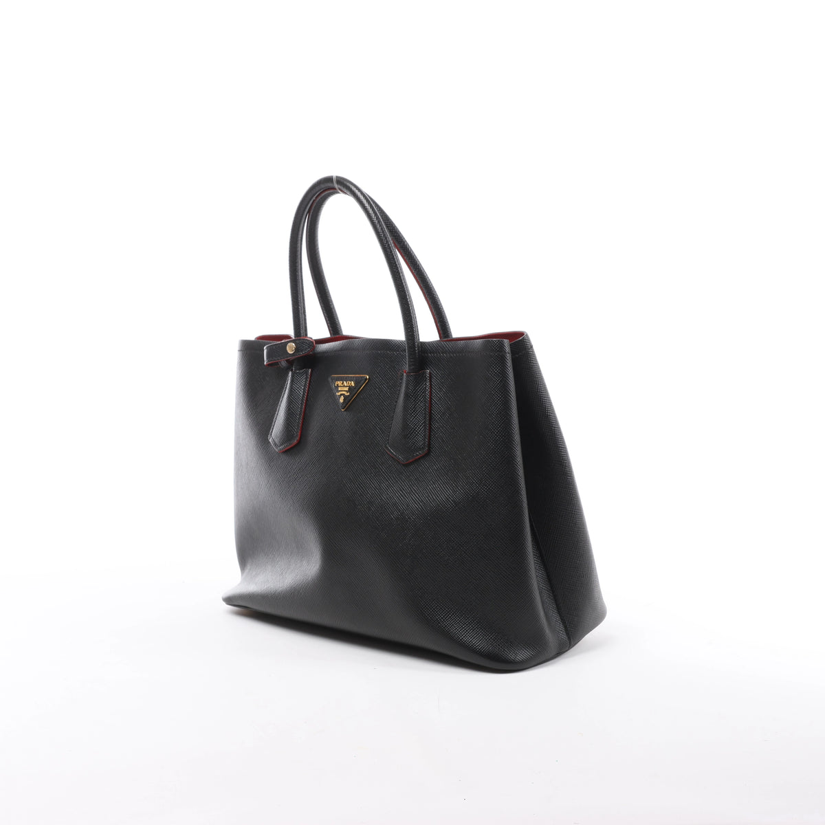 Bolso Prada Cuir Saffiano Lux de piel bidireccional en rosa