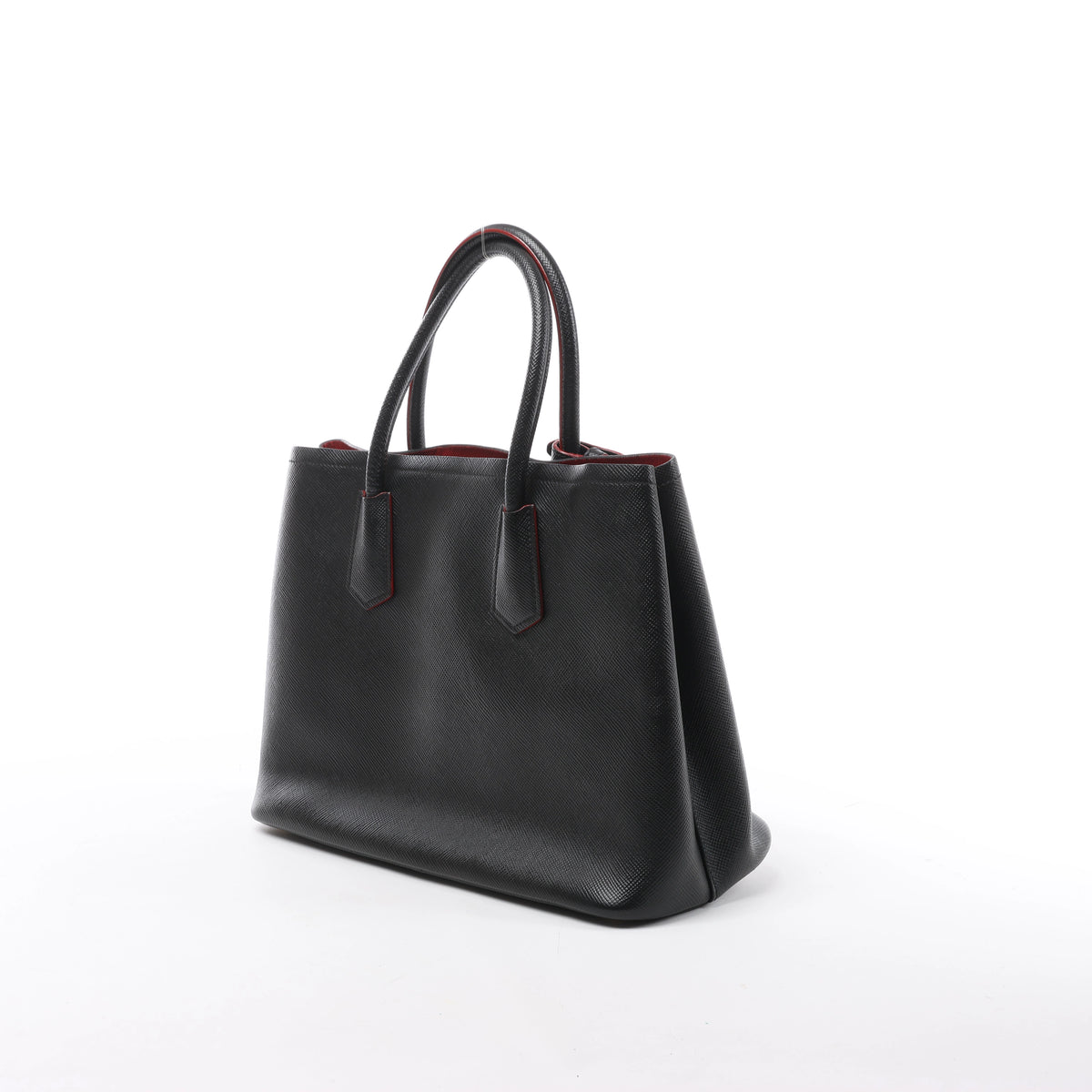 Bolso Prada Cuir Saffiano Lux de piel bidireccional en rosa