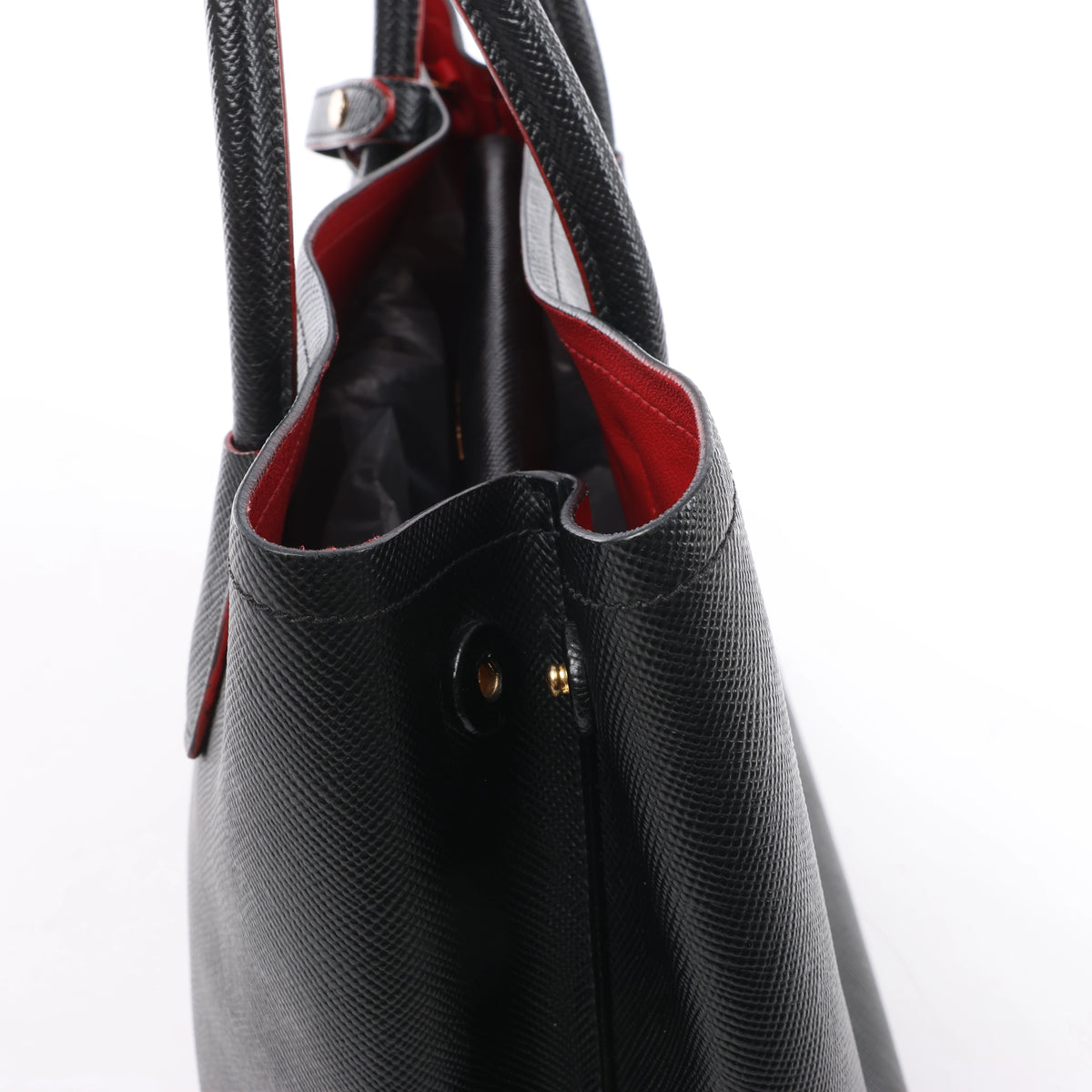 Bolso Prada Cuir Saffiano Lux de piel bidireccional en rosa
