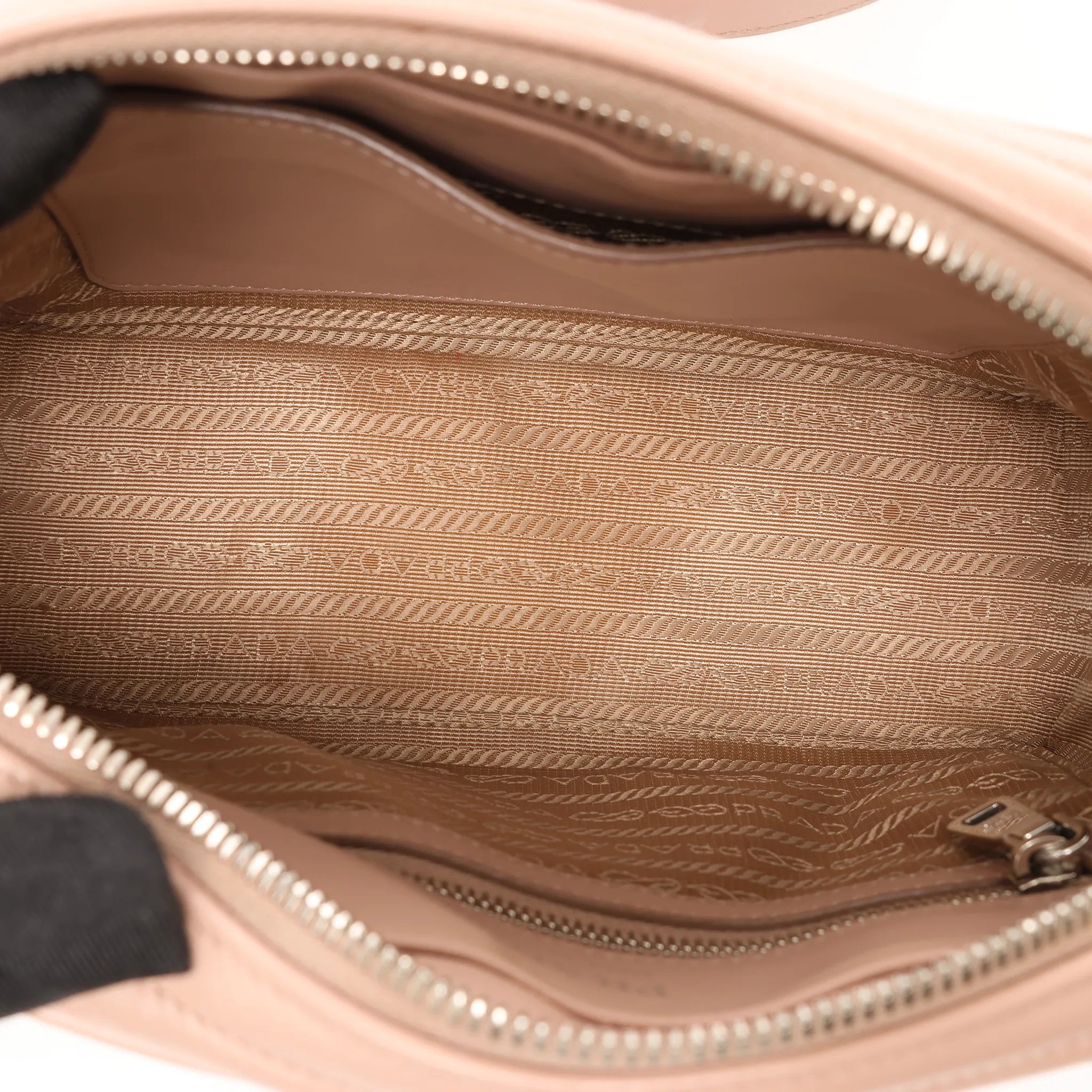 Prada Diagram Leather Chain Crossbody Bag in Pink 1BH083