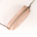 Prada Diagram Leather Chain Crossbody Bag in Pink 1BH083