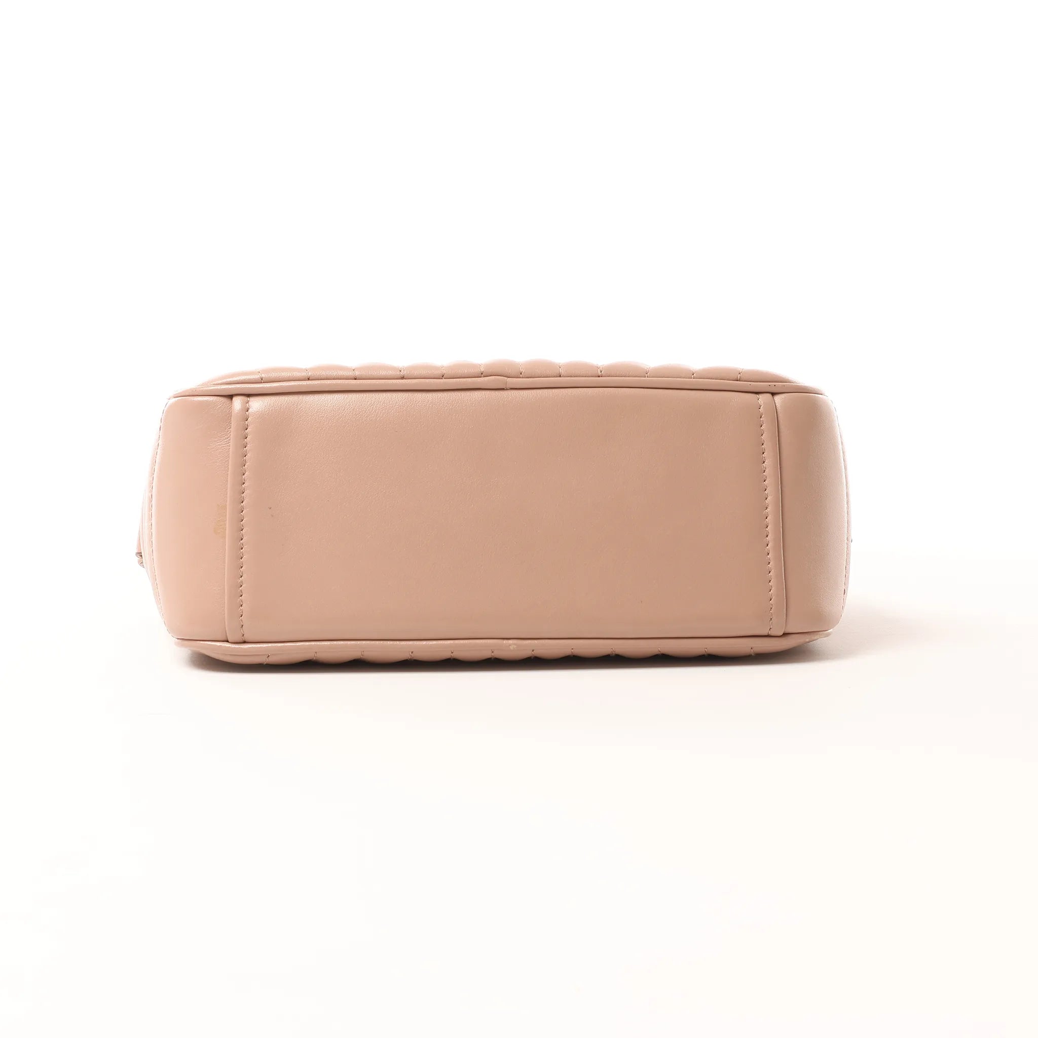 Prada Diagram Leather Chain Crossbody Bag in Pink 1BH083