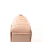 Prada Diagram Leather Chain Crossbody Bag in Pink 1BH083