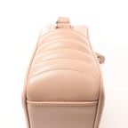 Prada Diagram Leather Chain Crossbody Bag in Pink 1BH083