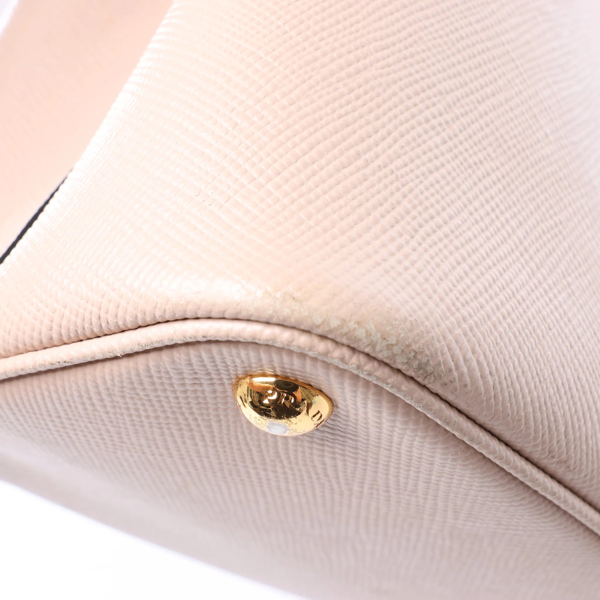 Prada Double Saffiano Leather Handbag in Pink