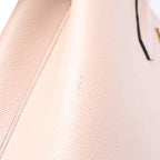 Prada Double Saffiano Leather Handbag in Pink