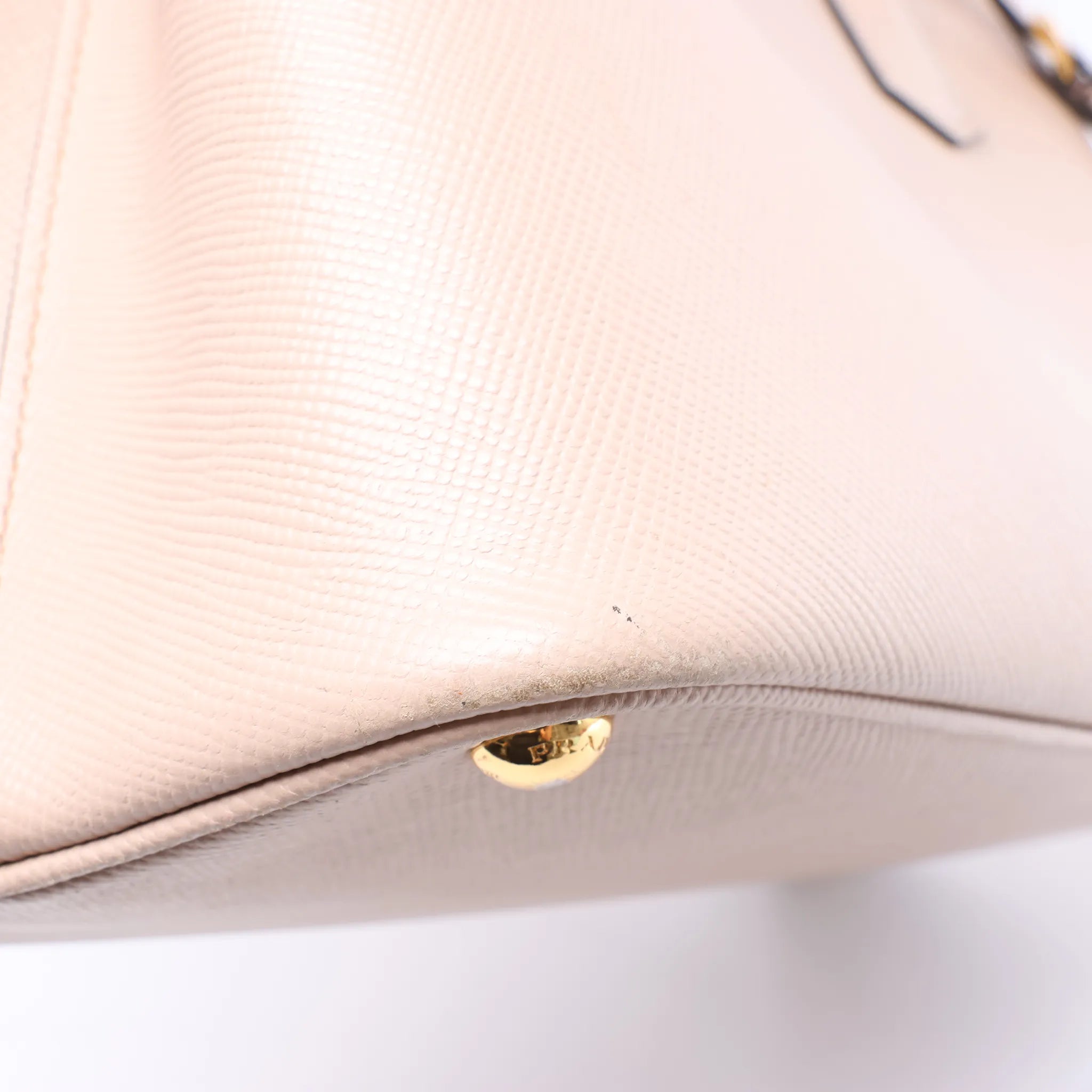 Prada Double Saffiano Leather Handbag in Pink