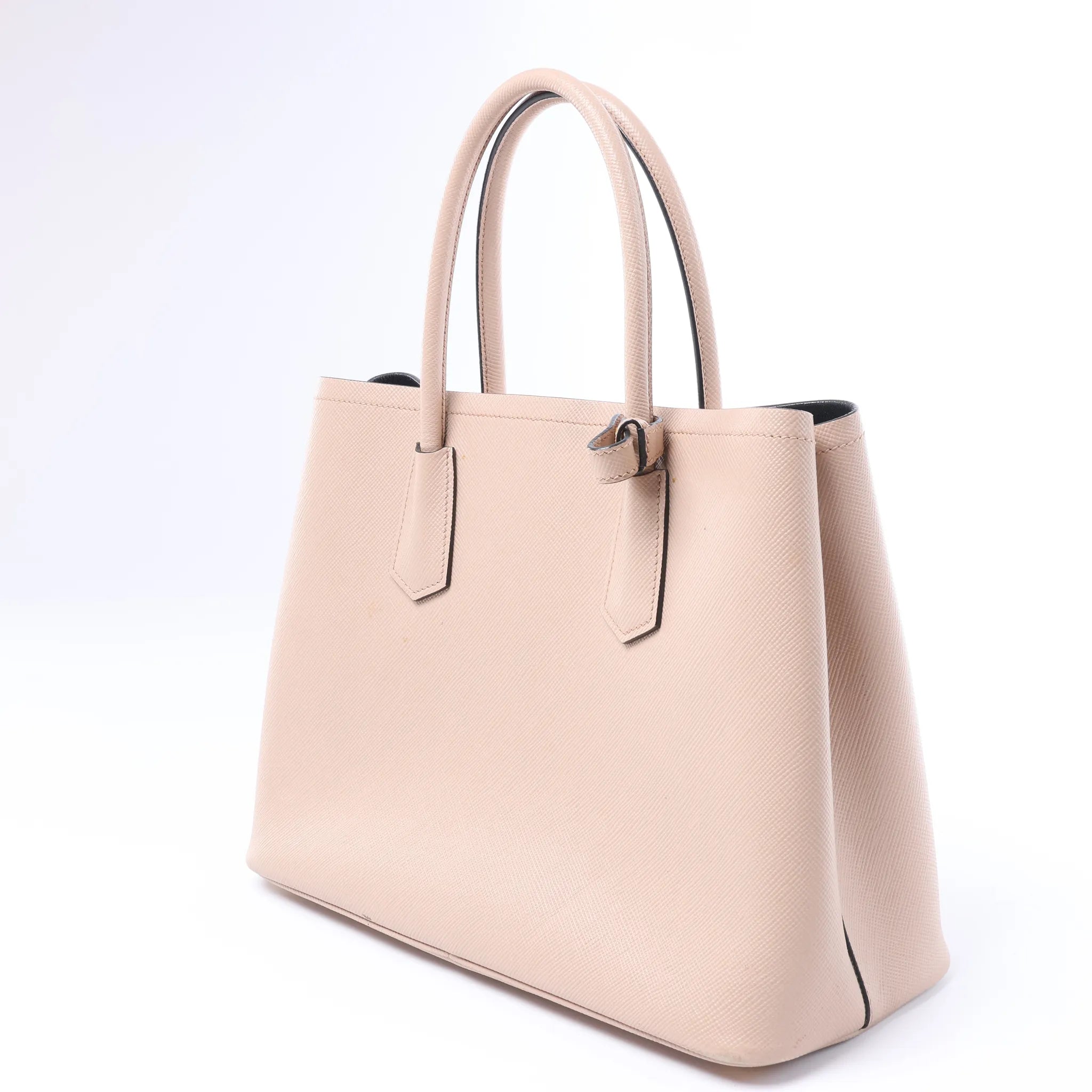 Prada Double Saffiano Leather Handbag in Pink