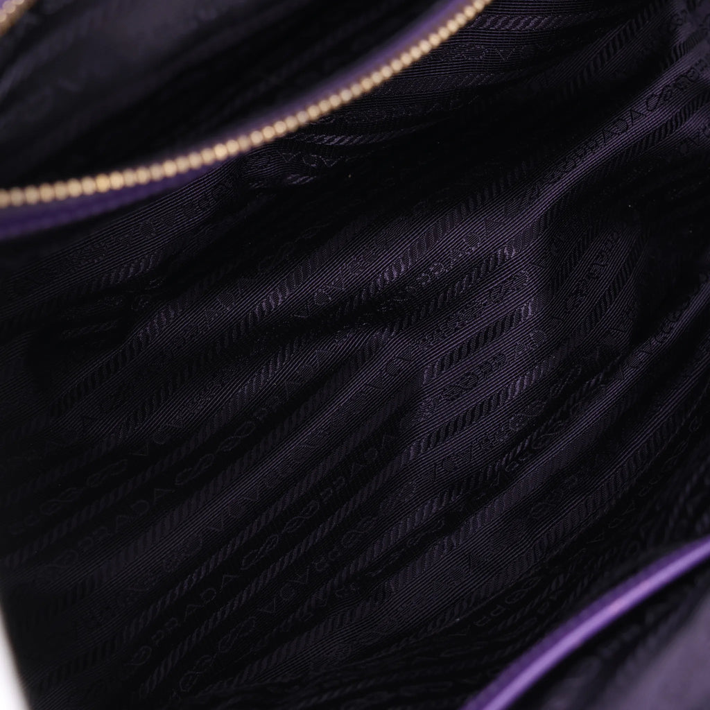 Prada Galleria Saffiano Lux Leather 2Way Handbag in Purple