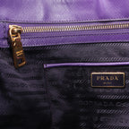 Prada Galleria Saffiano Lux Leather 2Way Handbag in Purple