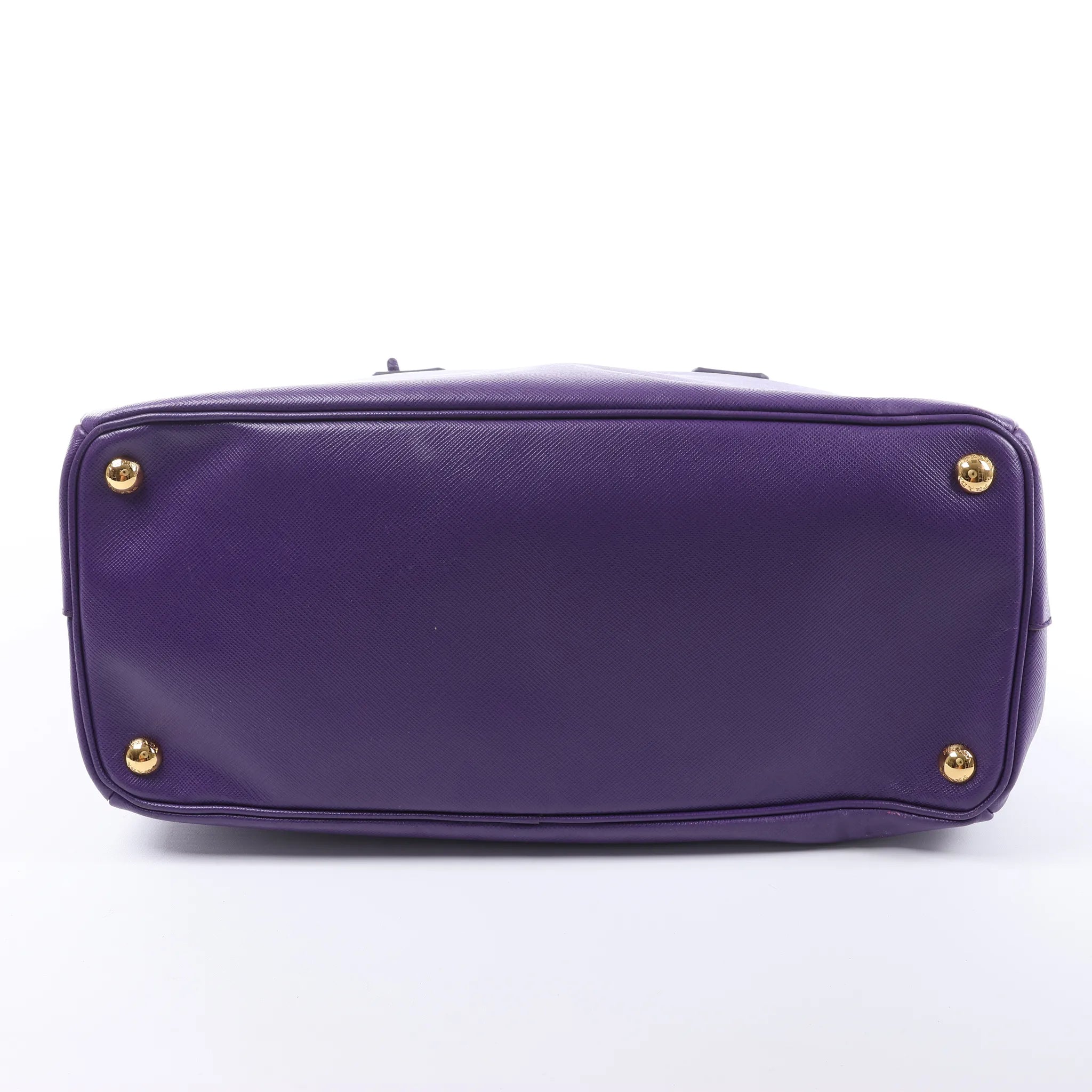 Prada Galleria Saffiano Lux Leather 2Way Handbag in Purple