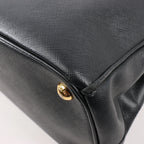 Prada Galleria Saffiano Lux Leather 2Way Handbag in Black