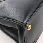 Prada Galleria Saffiano Lux Leather 2Way Handbag in Black