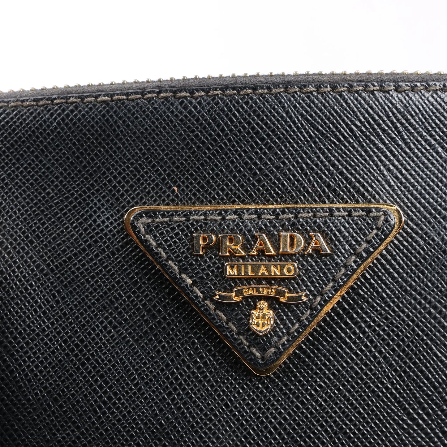 Prada Galleria Saffiano Lux Leather 2Way Handbag in Black