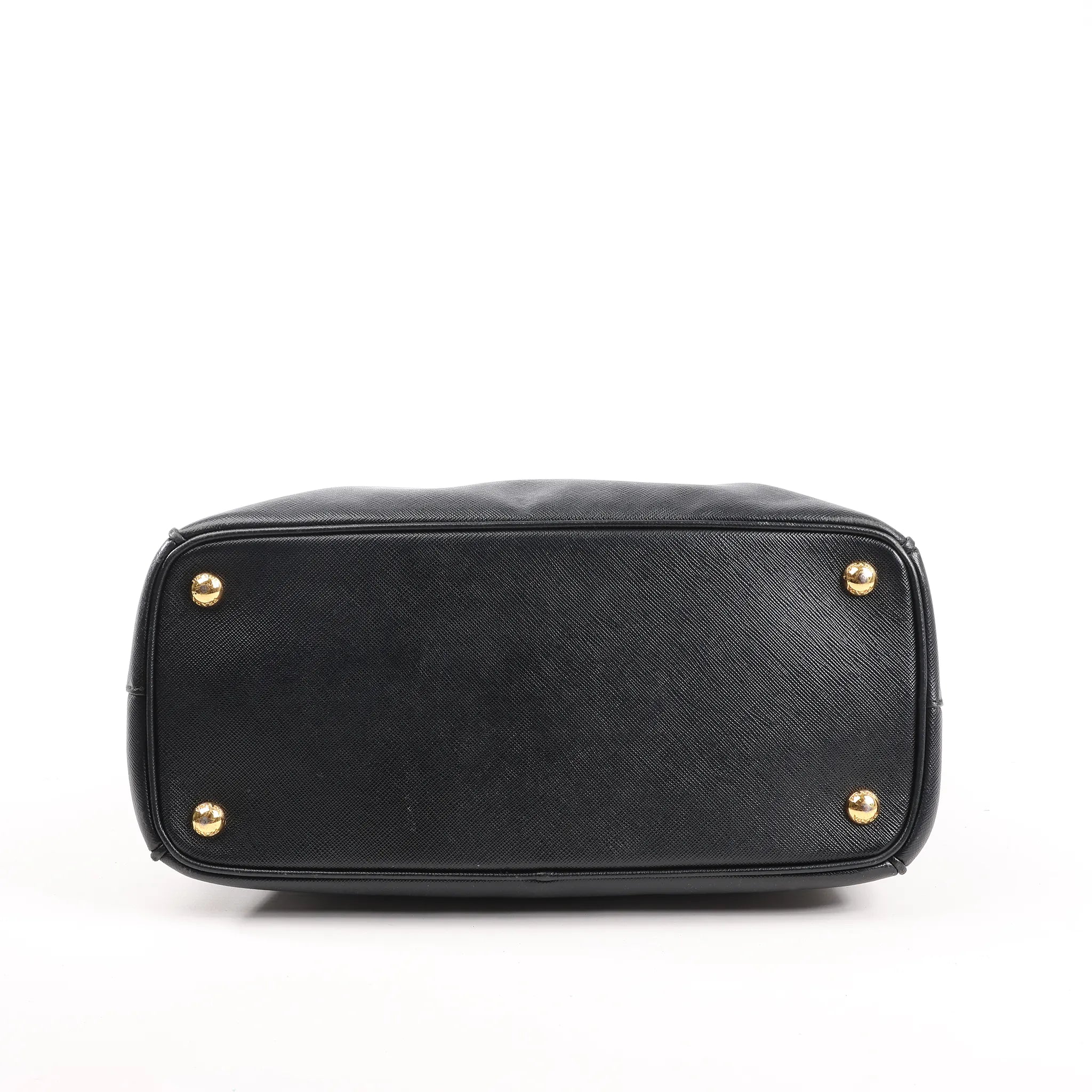 Prada Galleria Saffiano Lux Leather 2Way Handbag in Black