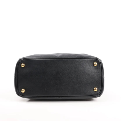 Prada Galleria Saffiano Lux Leather 2Way Handbag in Black