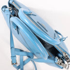Prada Galleria Saffiano Lux Leather 2Way Handbag in Blue